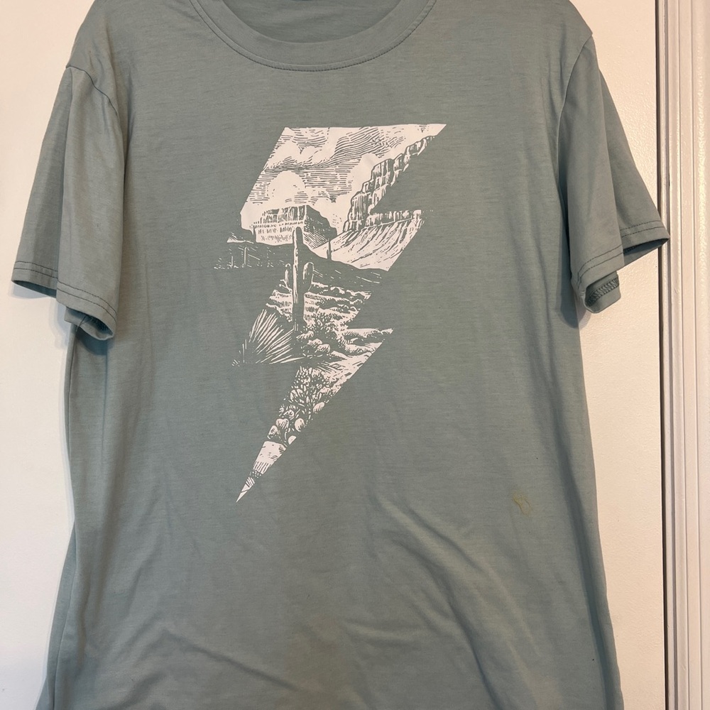 Graphic Print Men's Shirt in Green